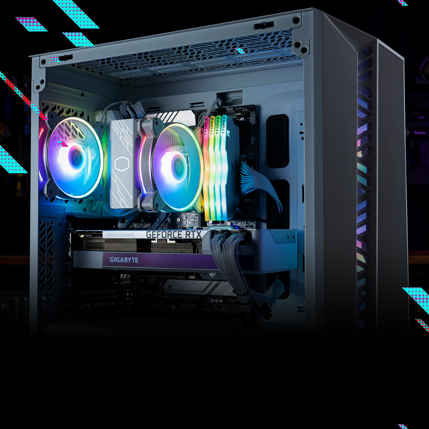 Cooler Master Hyper 212 Halo White CPU Air Cooler